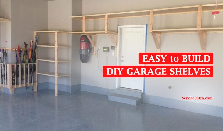 Easy-to-build DIY Garage Shelves Hacks and Ideas